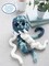 Super Simple Finger Knitting Kit Jiggle the Jellyfish: Everything You Need Is Included: Chunky Yarn, Fiberfill, Instruction Booklet, Exclusive Step-by-Step Video, and Collectible Sticker; Beginner Friendly!